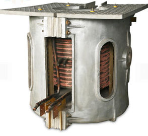Fornalha de derretimento de aquecimento rápida do ferro fundido, máquina de derretimento da indução 750kg